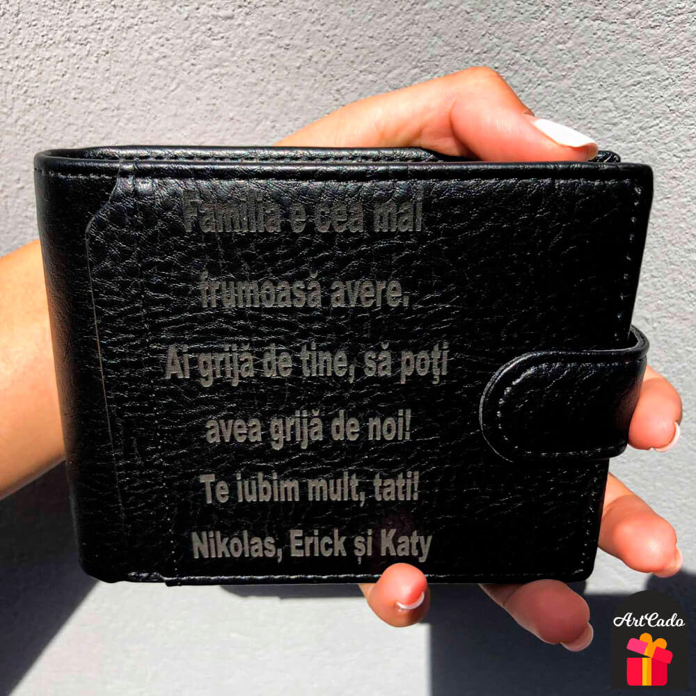 Portofel Piele Personalizat